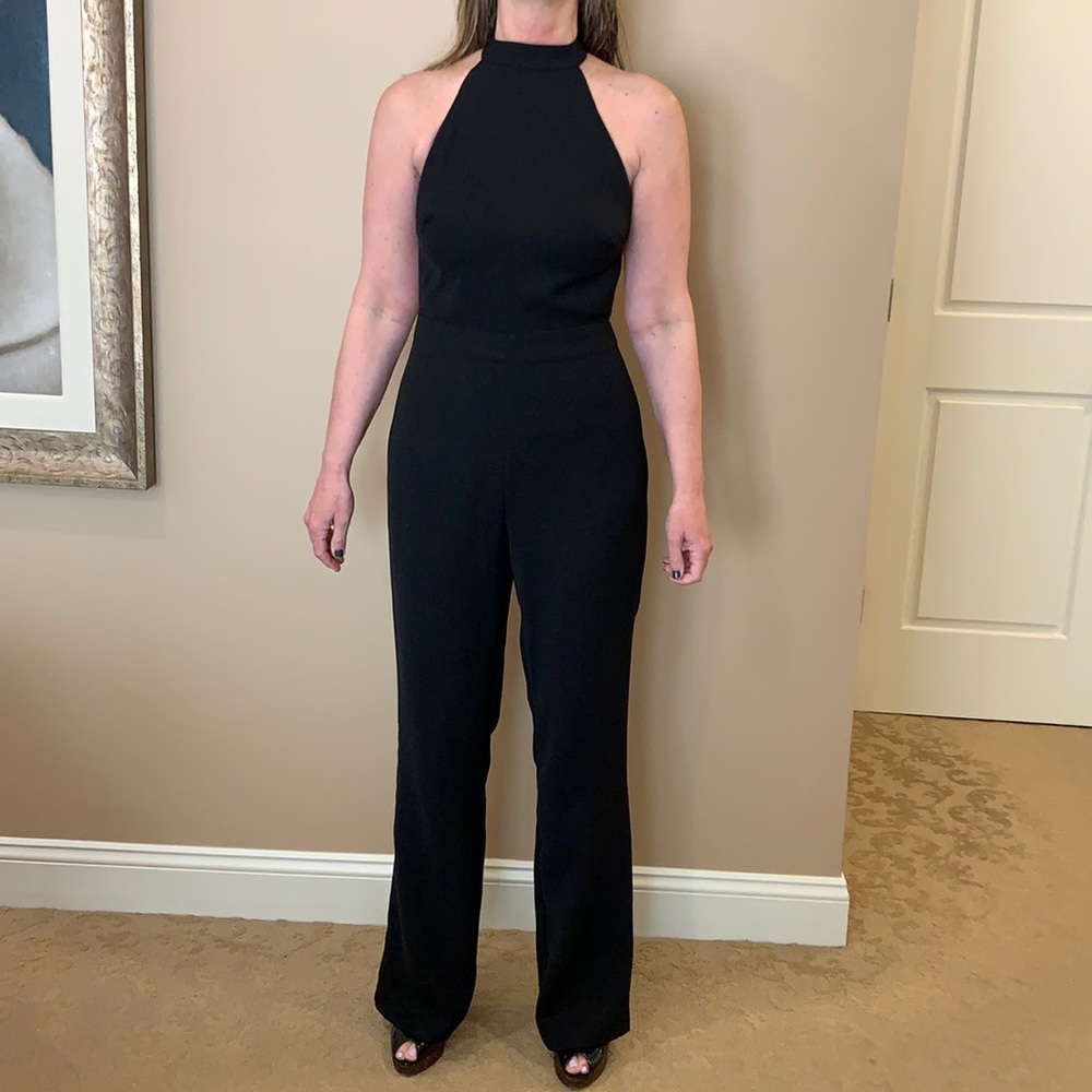 Black Jumpsuit Revolve x House of Harlow